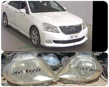 мажеста: Комплект противотуманных фар Toyota 2008 г., Б/у, Оригинал, Япония — 1