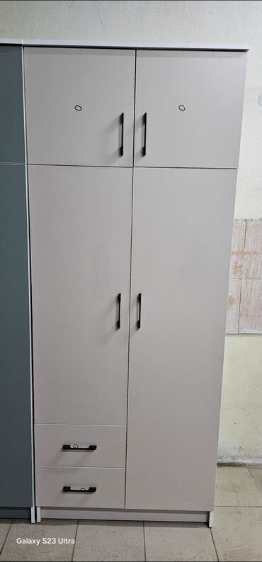 Шкафы для одежды: Шкаф для одежды, Новый, Прямой, ЛДСП — 4