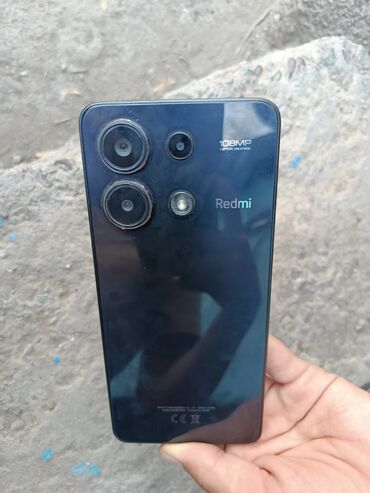 телефон redmi 12: Redmi, Redmi Note 13, Б/у, 256 ГБ, цвет - Черный, 2 SIM