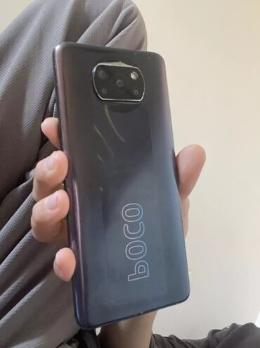 хороший смартфон: Poco X3 Pro, Б/у, 128 ГБ, цвет - Синий, 2 SIM