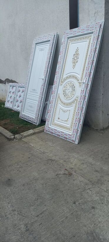 Plastik qapılar: Yeni Plastik qapı Zamok və çərçivə ilə, Zəmanətli, Pulsuz quraşdırma, Ödənişli çatdırılma, Pulsuz çatdırılma, Rayonlara çatdırılma — 29