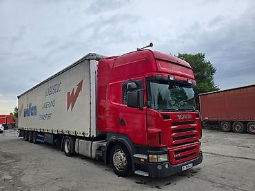 ох 470: Тягач, Scania, 2006 г., Тентованный — 2