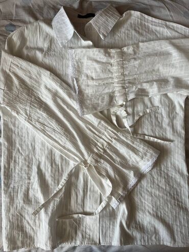 сапоги женск: Детский топ, рубашка, цвет - Белый, Новый