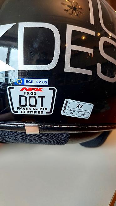 debilqe satisi: TƏCİLİ SATILIR motosiklet dəbilqəsi AFX FX-33 Ölçü: XS (54–55 sm) — 5