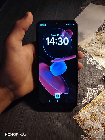 azərbaycanda su şirkətləri: Redmi Note, 64 GB, rəng - Göy, Barmaq izi — 2