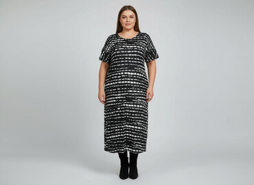 sukienki kopertowe na wesele dla puszystych: Sukienka damska, rozmiar 6XL