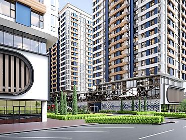 жк prime park: AI Building — жилой комплекс на территории ИТ городка Ош Сити. (ул — 3