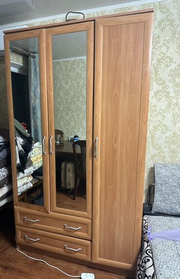 купе шифонер: Кийим салуучу шкаф, Колдонулган, Түз