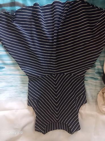 Haljine: Ženska haljina bez rukava, A-kroja. Crno-beli žakard/deblji tekstil sa — 4