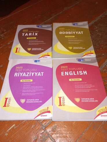 İş dəftərləri: 1 dəfə işləniblər təmiz səliqəli qalıblar biri 4m