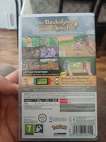 masaüstü konputer: Məhsul: Nintendo Switch oyunu – Pokémon: Let’s Go, Pikachu! Təsvir: - — 1