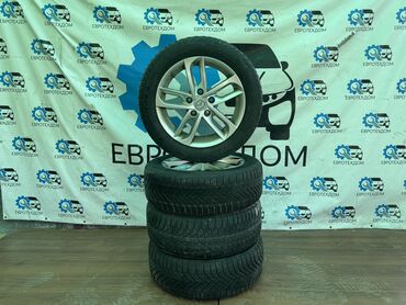 Дөңгөлөктөр монтажда: Дөңгөлөктөр монтажда 205 / 55 / R 16, Кыш, Колдонулган, Комплект, Жеңил унаалар, Куйма, тешиктери - 5
