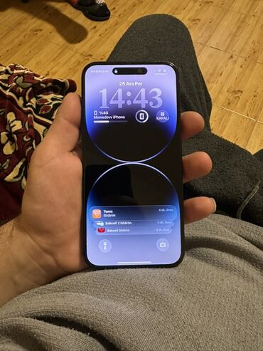 Apple iPhone: IPhone 14 Pro Max, 128 GB, Graphite, Zəmanət, Face ID — 13