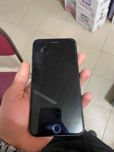 iphone 6s plus qiymeti: IPhone 8 Plus, 64 GB, Black Titanium, Barmaq izi, Simsiz şarj, Sənədlərlə