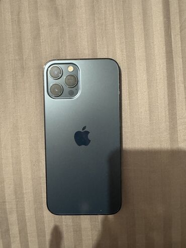 задняя крышка iphone: IPhone 12 Pro Max, Б/у, 256 ГБ, Синий, 70 %