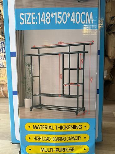 rack: Paltar asqısı və quruducu rəf – təkərli, çoxfunksiyalı dizayn - — 10