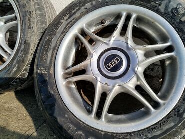 ауди 100 переходка запчасти: Дөңгөлөктөр монтажда 195 / 65 / R 15, Жай, Колдонулган, Комплект, Жеңил унаалар, Куйма, тешиктери - 4