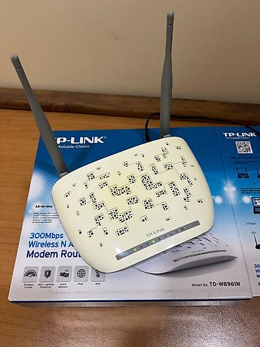 Modemlər və şəbəkə avadanlıqları: 3 eded modem, ishlek veziyetdediler, 2 eded adapter ustunde verilecek — 7