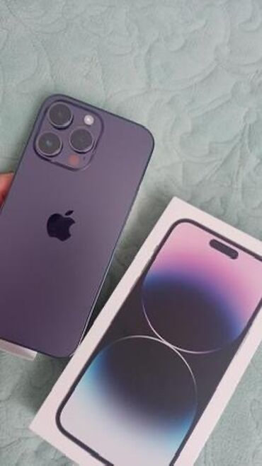 рация б у: IPhone 14 Pro Max, Б/у, 256 ГБ, Deep Purple, Коробка, 89 %