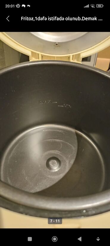 Fritozlar: Fritoz Sinbo, 2-2,9 l, İşlənmiş, Pulsuz çatdırılma — 8