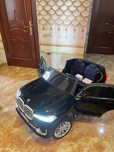 Uşaq üçün elektrik maşınları: Dilek BMW X5.Masin satilir 350 azn Evde sürülüb. Problemsizdir.50 kq — 1