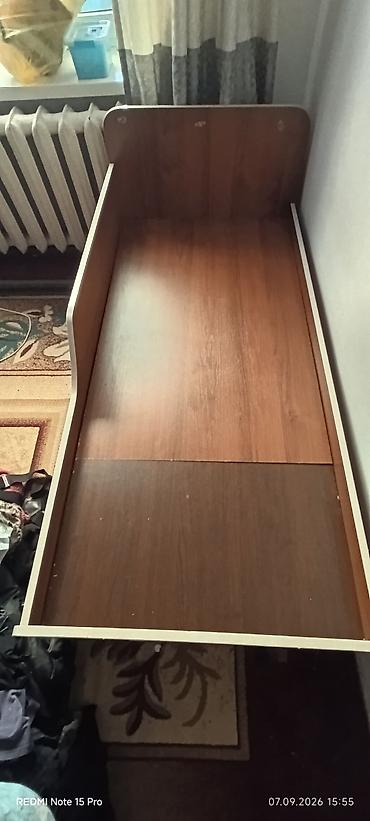 bunk bed: Детская кровать-комод с выкатными ящиками - Материал: ЛДСП в тёплом — 2