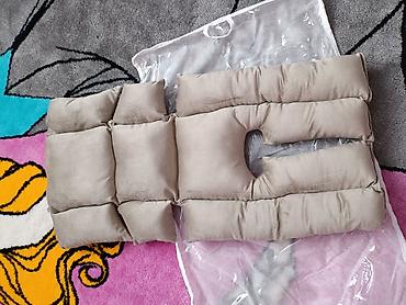 ucuz forma: Uşaq arabası üçün yumşaq döşək-matras. Velur/parça səthli, içi yumşaq — 3