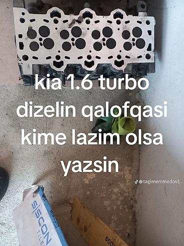 насос для автомобиля: Məhsul: Kia 1.6 turbo dizel mühərriki üçün silindr başlığı (qaloqfa) — 1