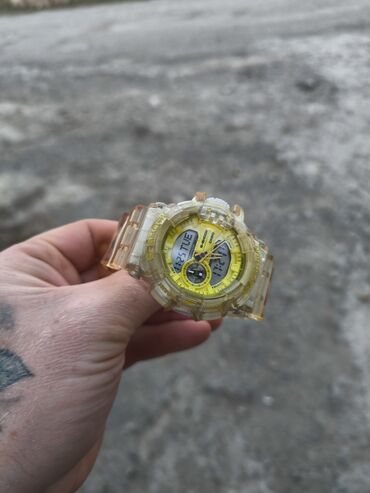 Qol saatları: Qol saatı, G-Shock, rəng - Sarı — 9