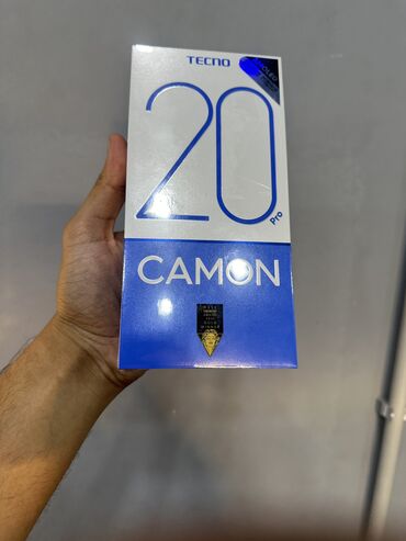 telefon platası: Tecno Camon 20 Pro, 256 GB, rəng - Göy, Zəmanət, Barmaq izi, İki sim kartlı