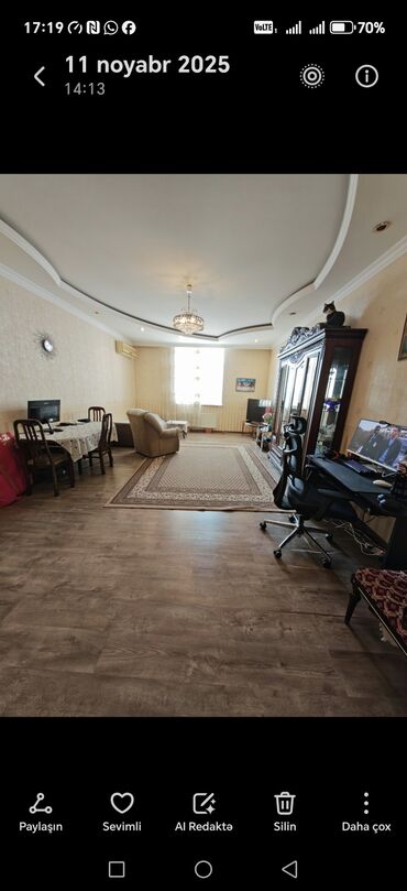 Yeni tikili: Metro İnşaatçılar 50_60_metr məsafədə Qanuni 2_otaq mənzil satılır — 3