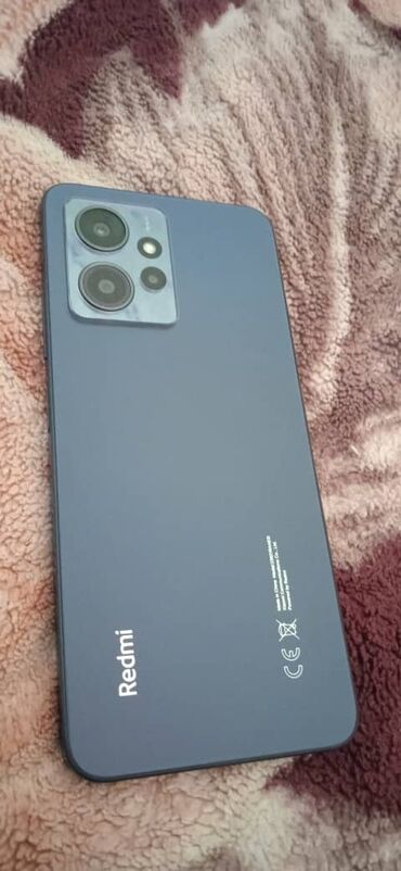 Xiaomi: Xiaomi, Redmi Note 12, Б/у, 256 ГБ, цвет - Серый, 1 SIM, 2 SIM