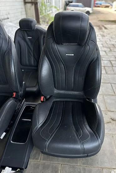 Сиденья: Комплект сидений, Кожа, Mercedes-Benz Б/у, Оригинал — 2