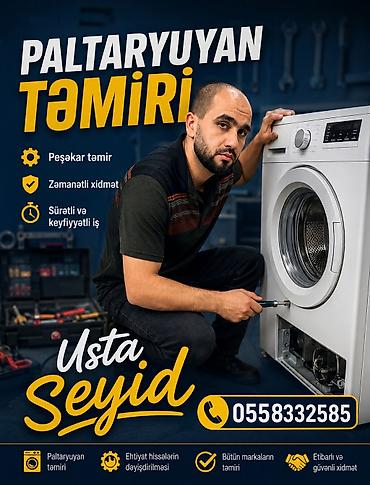 Paltaryuyan təmiri xidməti - Peşəkar təmir - Zəmanətli xidmət - lalafo.az -da Paltaryuyan təmiri xidməti - Peşəkar təmir - Zəmanətli xidmət -