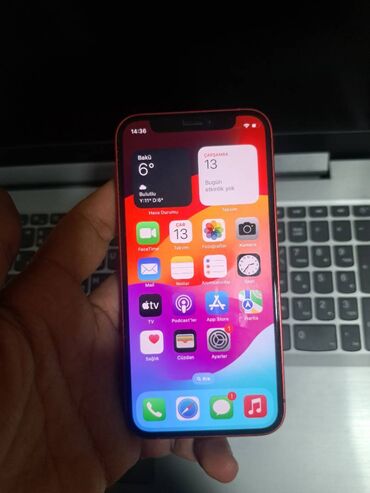 ayfon 4: IPhone 12 mini, 256 GB, Qırmızı