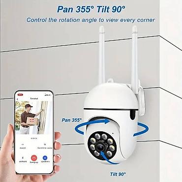 kaustik soda: Беспроводная камера безопасности QKH 1440P FHD, для помещений, PTZ с — 3