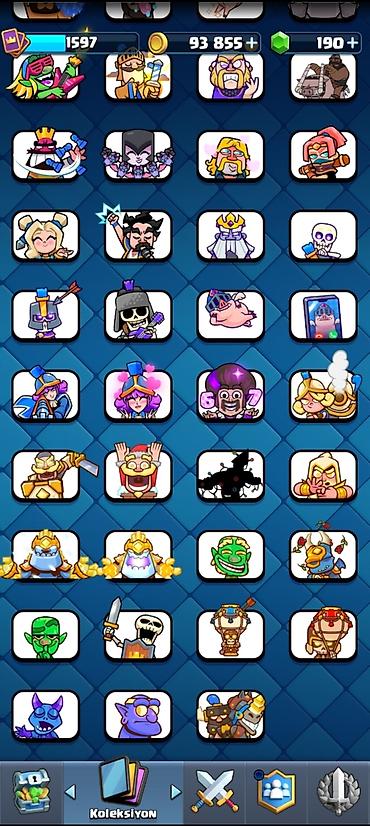 İdman və hobbi: Clash Royale hesabı – yüksək səviyyəli kolleksiya - Kral Səviyyəsi — 3