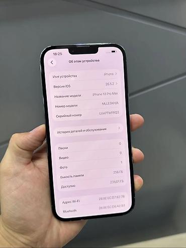 iphone xs pro: IPhone 13 Pro Max, 256 ГБ, цвет светло‑голубой (Sierra Blue) Основные — 3