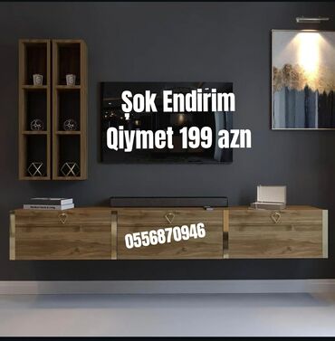 TV altlığı: Yeni, Düz TV altlığı, Polkalı, Laminat, Azərbaycan — 9