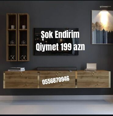 TV altlığı: Yeni, Düz TV altlığı, Polkalı, Laminat, Azərbaycan — 6