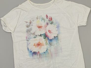 damskie bluzki koszulowe: T-shirt, L, stan - Dobry