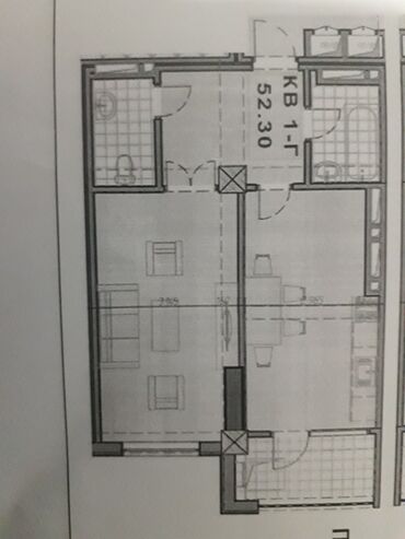 квартир куплю: 1 комната, 52 м², Элитка, 7 этаж, ПСО (под самоотделку)