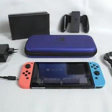 Nintendo Switch: U ponudi je Nintendo Switch. Stanje: lepo očuvana, manji tragovi — 18