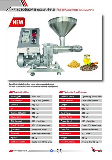 Yağ çəkən aparatlar: 20 l, Türkiyə, Zəmanətlə, Yeni — 10