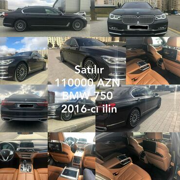audi coupe 2 mt - Azərbaycan: BMW 750 2016