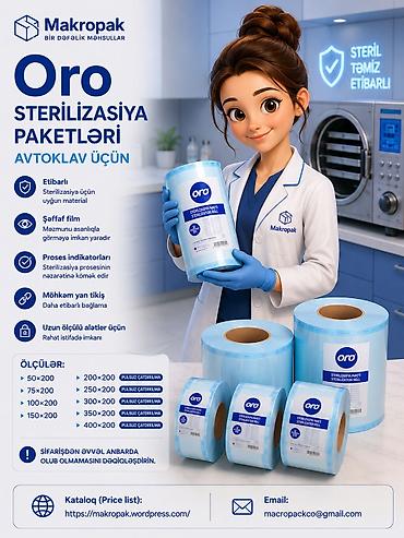 bijuteriya instagram: 🦷 Sterilizasiya prosesində etibarlı seçim! 🔹 Oro sterilizasiya — 1