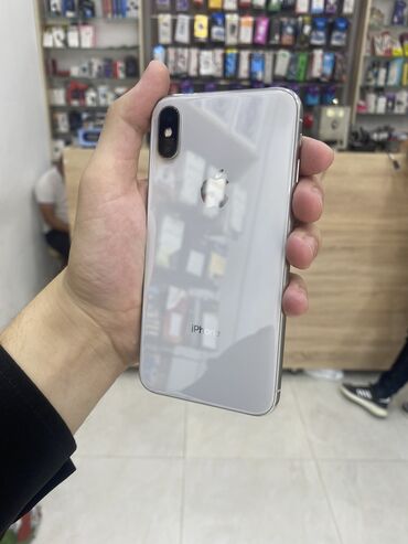 iphone x qiymeti bakida: IPhone X, 64 GB, Ağ