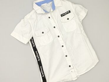 Shirt 8 years, condition - Very good, pattern - Print, color - White