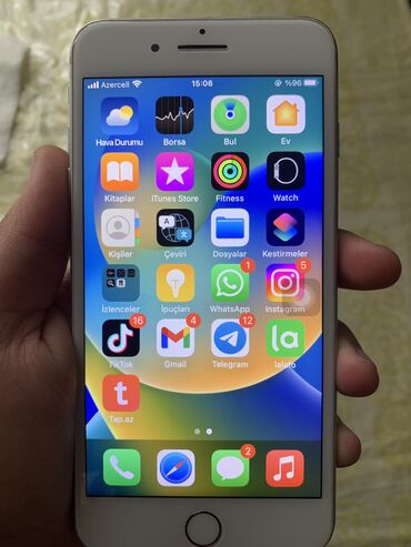 iphone 8 plus baku: IPhone 8 Plus, 64 ГБ, Серебристый, Беспроводная зарядка