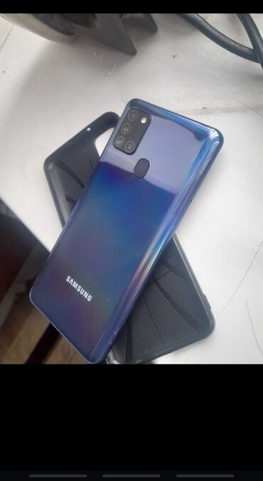 samsung galaxy a3 2016 teze qiymeti: Samsung Galaxy A21S, 64 GB, rəng - Göy, Sensor, Barmaq izi, Simsiz şarj